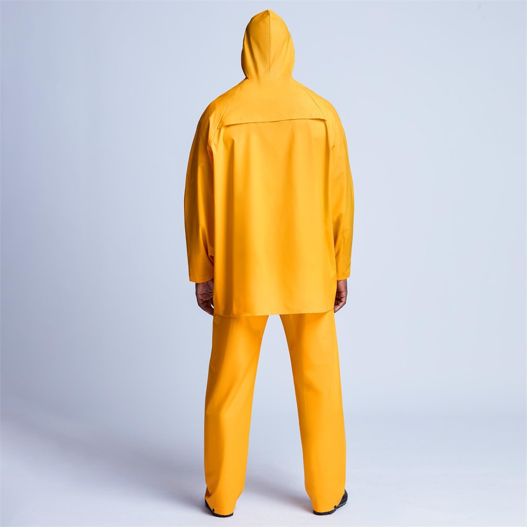 Light Hurricane Rubberised Polyester/PVC Rainsuit - Navy