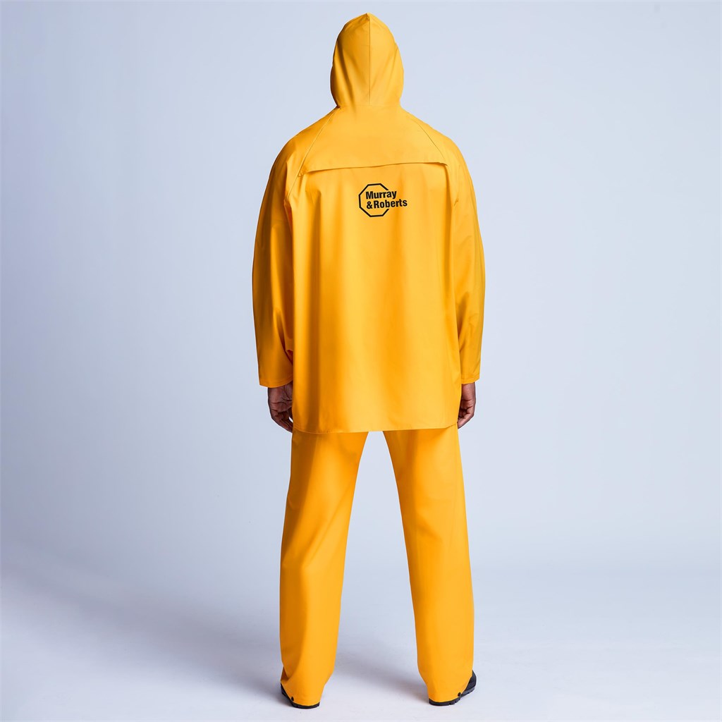 Light Hurricane Rubberised Polyester/PVC Rainsuit - Navy