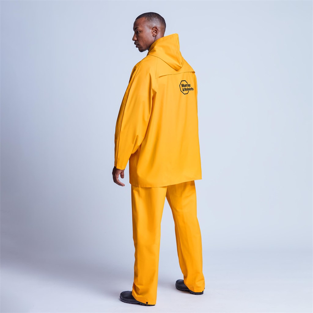 Light Hurricane Rubberised Polyester/PVC Rainsuit - Navy