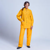 Light Hurricane Rubberised Polyester/PVC Rainsuit - Navy