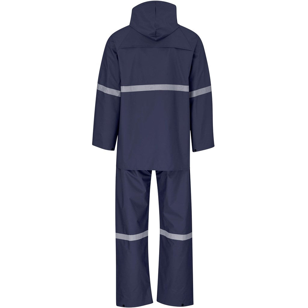 Light Duty Tornado Hi-Viz Reflective Rubberised Rainsuit - Yellow