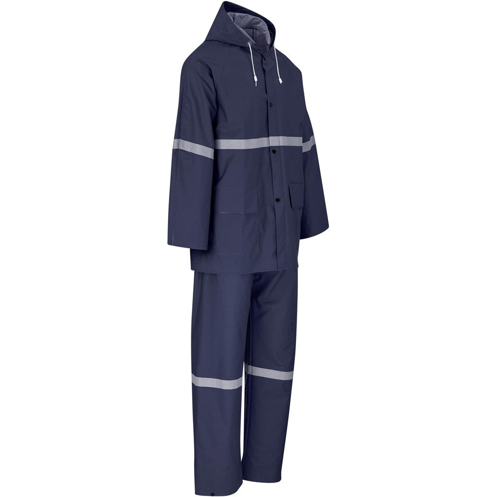 Light Duty Tornado Hi-Viz Reflective Rubberised Rainsuit - Yellow