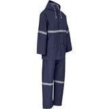 Light Duty Tornado Hi-Viz Reflective Rubberised Rainsuit - Yellow