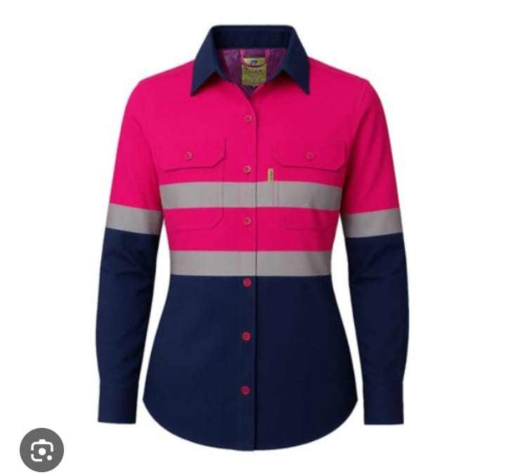WORKWEAR LADIES VENTED  SHAFT SHIRT