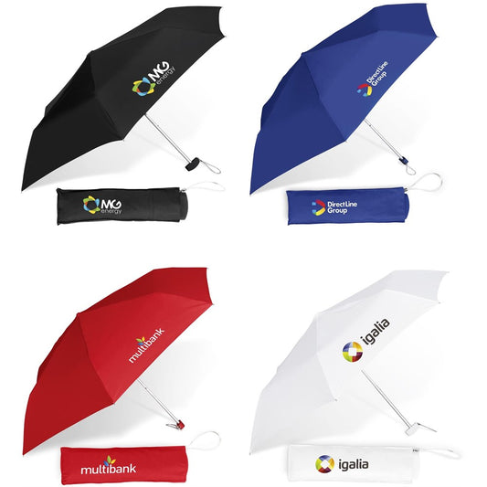 Rainbow Compact Umbrella - Blue