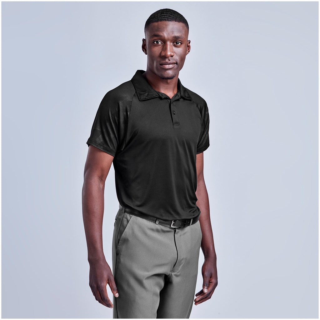 Mens Santorini Golf Shirt - Red