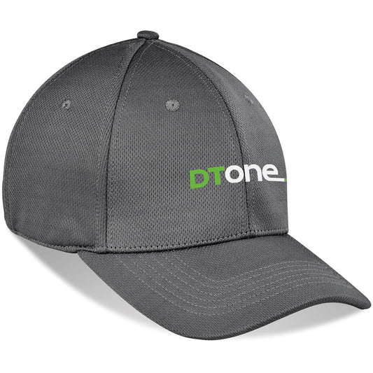 Ace 6 Panel Fitted Cap - Grey
