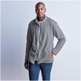 Mens Yukon Micro Fleece Jacket - Blue