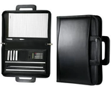 A4 Modena Bonded Leather Drop Handle Folder; calculator