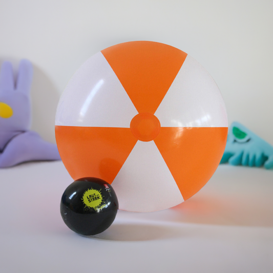 1,2m Beach Balls – .Orange & White