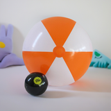 1,2m Beach Balls – .Orange & White
